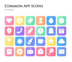 Common App Icons