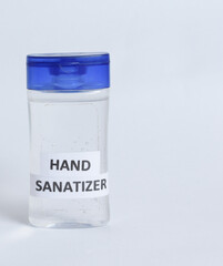 hand sanitizer bottle for prevention from bacterias and viruses