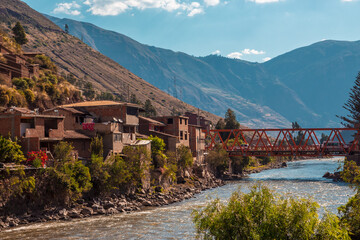 Paisaje de andes peruanos
