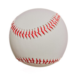 New baseball ball over isolated white background