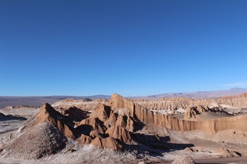 Fototapeta na wymiar Vale da Lua, Deserto do Atacama, Chile