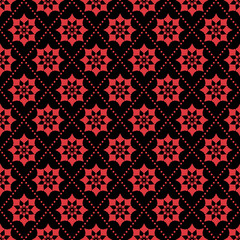 Diamond star seamless repeat pattern background