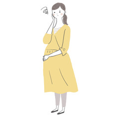 悩みがある妊婦