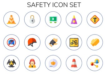 safety icon set
