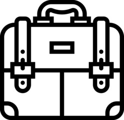 black and white briefcase