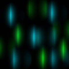 abstract background with green lights