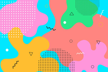 Geometric line shape pattern. Abstract concept graphic playground banner element.