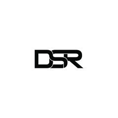 dsr letter original monogram logo design