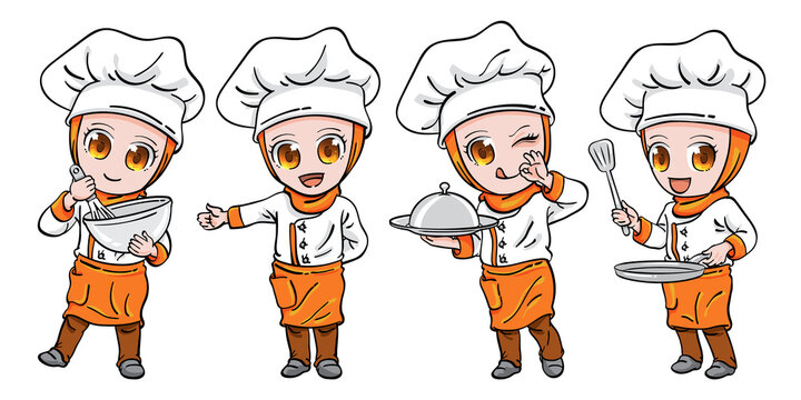 Chef Female Cartoon Photos Royalty Free Images Graphics Vectors Videos Adobe Stock