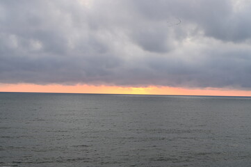 sunset at rumoi