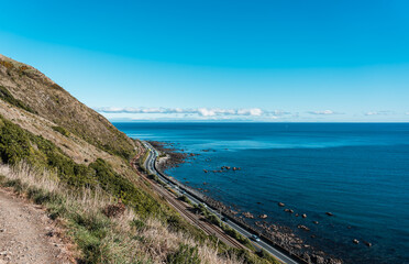 New Zealand Wellington Landscape; nature background
