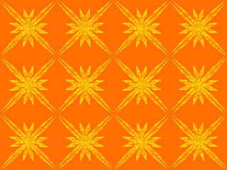 Seamless pattern design with floral background elements, beautiful ornaments, black, white, orange, pink, red, green, yellow, blue, gray, purple