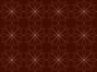 Seamless pattern design with floral background elements, beautiful ornaments, black, white, orange, pink, red, green, yellow, blue, gray, purple