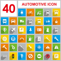 Automotive icon vector , Transport icon vector