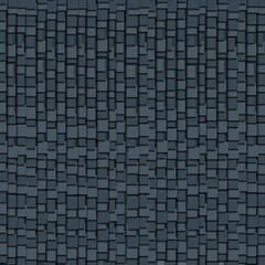 Dark blue squares geometric pattern design. Vector background