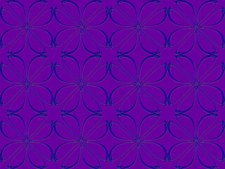 Seamless pattern design with floral background elements, beautiful ornaments, black, white, orange, pink, red, green, yellow, blue, gray, purple