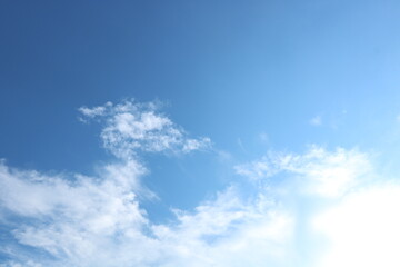 blue sky with clouds