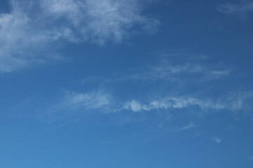 blue sky with clouds