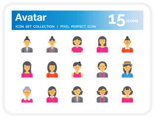Avatar icon set