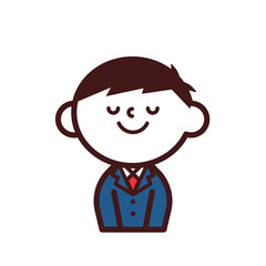 学生　男の子　制服　お辞儀　礼　挨拶