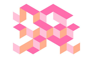 Color geometric design, vector background.