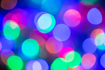 Bokeh background. Bokeh lights.