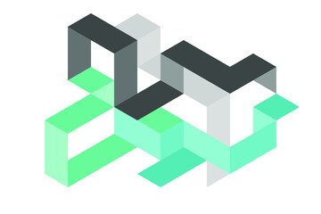 Color geometric design, vector background.