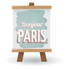 bonjour paris © captainvector