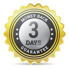 Fototapeta premium money back guaranteed label