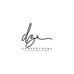 DZ initials signature logo. Handwriting logo vector templates. Hand drawn Calligraphy lettering Vector illustration.
