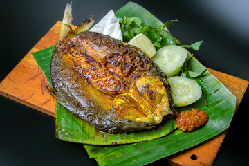 Masakan Tradisional Indonesia Ikan Bandeng Asap