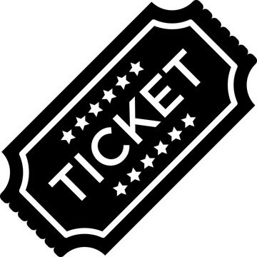 ticket icon design vector template