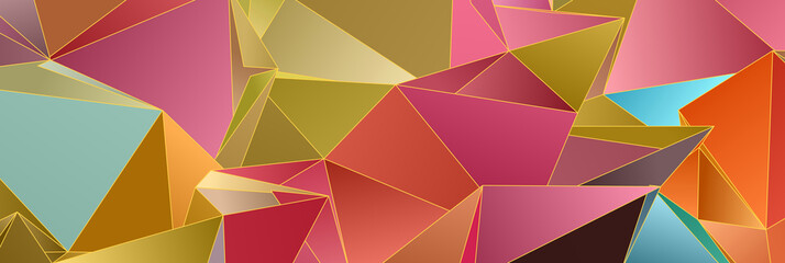 Abstract Low-Poly background. triangulated texture. Design 3d. Polygonal geometrical pattern. Triangular modern style