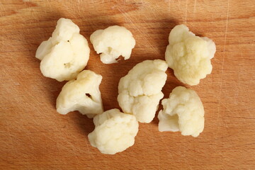 Boiled cauliflower