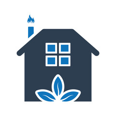 Home Planting Icon. Greenhouse icon