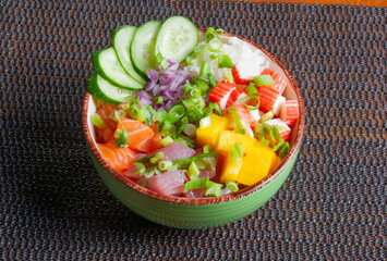 Gastronomy, healthy ice cream desserts