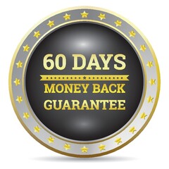 money back guaranteed label