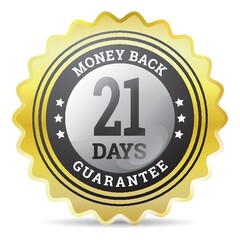 money back guaranteed label