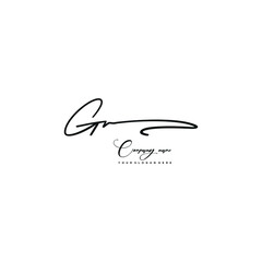 GR initials signature logo. Handwriting logo vector templates. Hand drawn Calligraphy lettering Vector illustration.