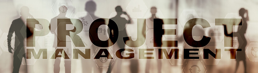 Project Management and Abstract Concept 2021. Banner for the site.