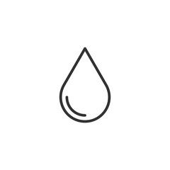 Drop icon. Vector Illustration