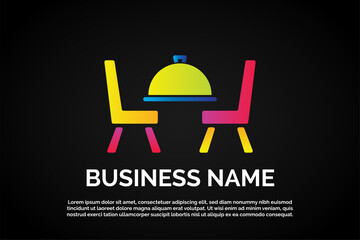 Unique Logo Template Restaurant letter L Monogram