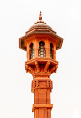 Fototapeta na wymiar Jaipur, Rajasthan, India; Feb, 2020 : an old lamp post in the City Palace, Jaipur, Rajasthan, India