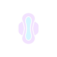 Menstrual hygiene pad icon. Vector Illustration