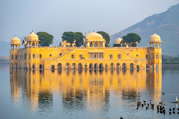 The view of Jal Mahal, Jaipur, Rajasthan, India
