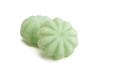 peppermint candies isolated