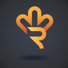 abstract logo element