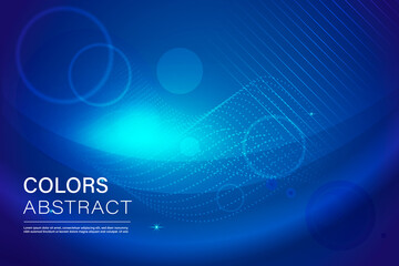 blue abstract geometric background. Light blue vector cover with stright stripes, Modern shape concept, abstract modern background