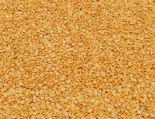 Group of healthy Yellow split peas