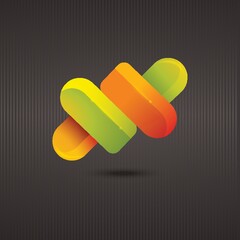 abstract logo element